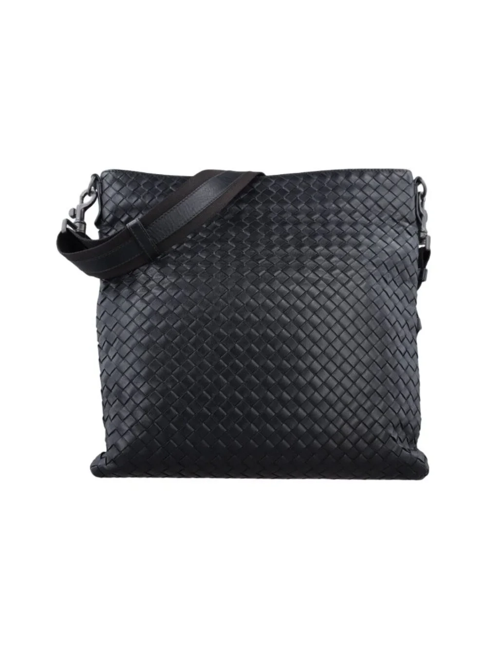 Bottega Veneta Intrecciato Black Lambskin Tote